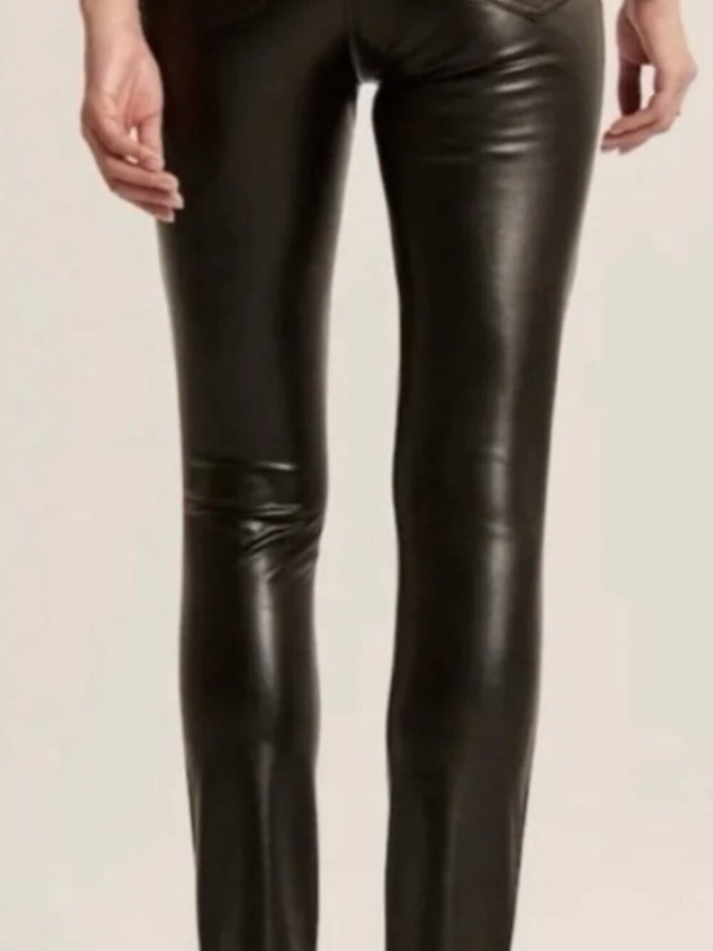 Abercrombie Skinny High Rise Leather pants